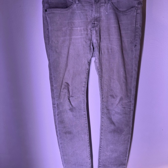 Used Men's Gray Frame skinny Jeans sz 30 - Picture 3 of 9